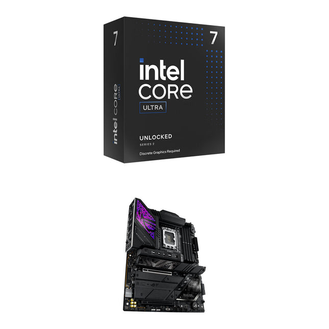 Intel Core Ultra 7 265KF Procesador 20 Núcleos 5 4 GHz y ASUS ROG STRIX Z890-E Gaming WiFi Placa Base ATX