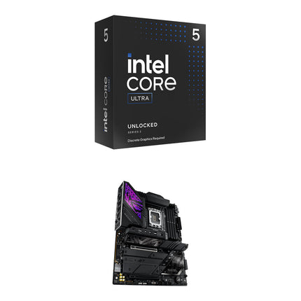 Intel Core Ultra 5 245KF Procesador 14 Núcleos 4.2 GHz y Placa Base ASUS ROG STRIX Z890-E WiFi ATX