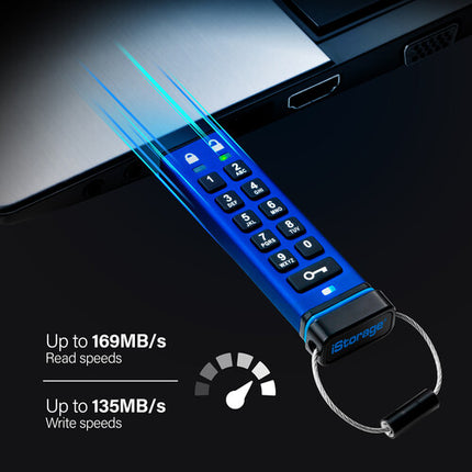 Istorage 8GB datashur Pro USB 3.0 Memoria USB Encriptada con AES 256 Bit