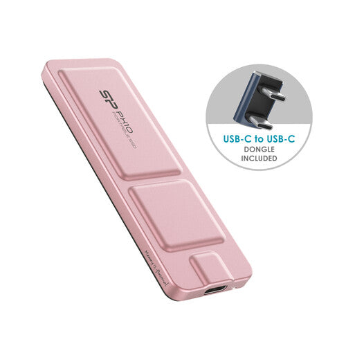 Silicon Power PX10 Plus Gen 2 SSD portátil 512GB 1050MBs Rosa USB-C