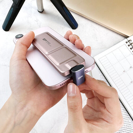 Silicon Power PX10 Plus Gen 2 SSD portátil 4TB USB-C 10 Gb/s 1050 MB/s rosa