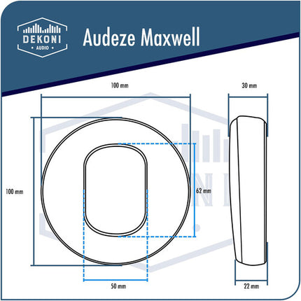 Dekoni Audio Elite Suede Almohadillas para Audeze Maxwell Espuma de Memoria alta densidad