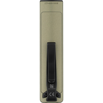 Olight Arkfeld Ultra Linterna con Láser Verde 1400 Lúmenes Luz UV 900mW Cable USB Magnético