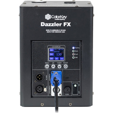 ColorKey Dazzler FX MKII Máquina de Chispas Frías Altura 15 pies Control Inalámbrico