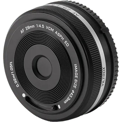 Viltrox AF 28mm f4.5 FE Objetivo Full Frame Ultradelgado Ligero Sony E
