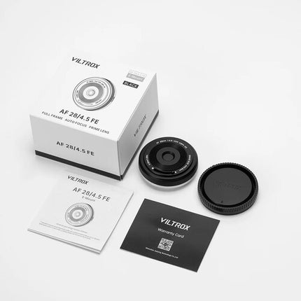 Viltrox AF 28mm f4.5 FE Objetivo Full Frame Ultradelgado Ligero Sony E