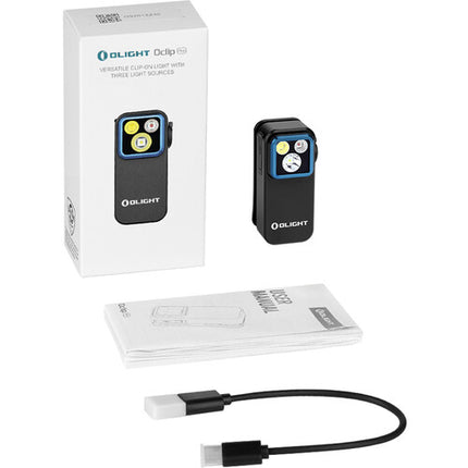 Olight Oclip Pro Luz Recargable Clip-On Negro 500 lúmenes 144 h batería USB-C