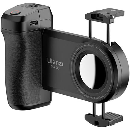 Ulanzi MA35 MagSafe disparador Bluetooth y grip para smartphones 1.96 a 3.54 pulgadas