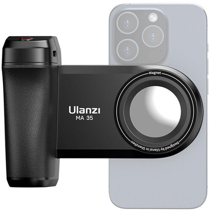 Ulanzi MA35 MagSafe disparador Bluetooth y grip para smartphones 1.96 a 3.54 pulgadas