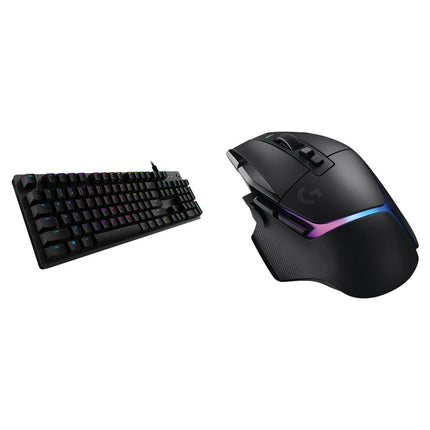Logitech G G512 LIGHTSYNC Teclado Mecánico GX Brown y Ratón Wireless LIGHTSPEED 25600 dpi Gaming Kit