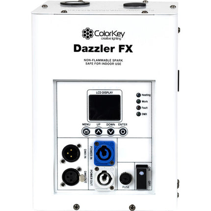 ColorKey Dazzler FX MK2 Máquina de Chispas Frías 2-Pack Altura 5-15 pies con Maletín
