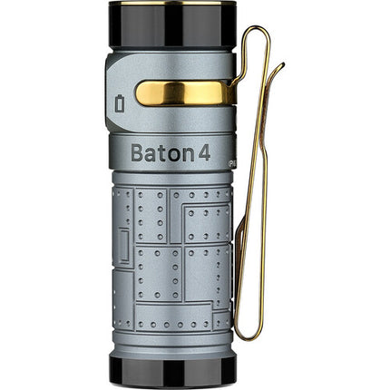 Olight Baton 4 Premium Edition Linterna LED 1300 Lúmenes Estuche Carga Inalámbrica 5000mAh