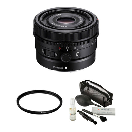 Sony FE 40mm f2.5 G Objetivo con filtro UV 49mm y kit de limpieza