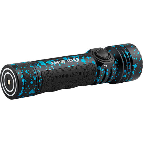 Olight Seeker 4 Pro Linterna Recargable LED 4600 Lúmenes Negro Azul