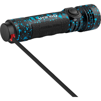 Olight Seeker 4 Pro Linterna Recargable LED 4600 Lúmenes Negro Azul