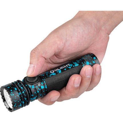 Olight Seeker 4 Pro Linterna Recargable LED 4600 Lúmenes Negro Azul