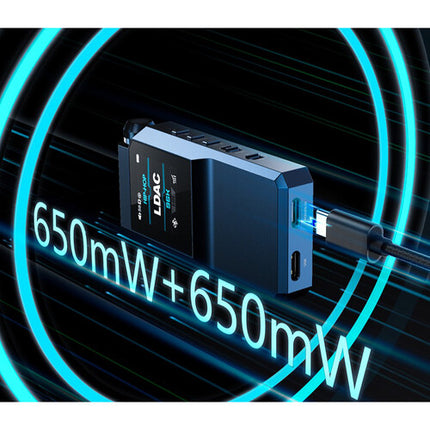 FiiO BTR17 Amplificador DAC Bluetooth portátil 32-Bit 768kHz batería 10h