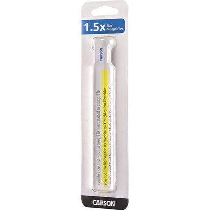 Carson MR-25 MagniRead lupa barra 6.3 pulgadas 1.5x aumento precisión integrada