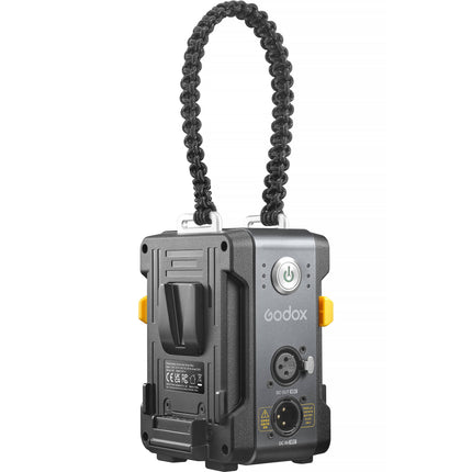 Godox Dual Battery Plate V-Mount Adaptador para dos baterías 600W máxima potencia indicador de nivel batería