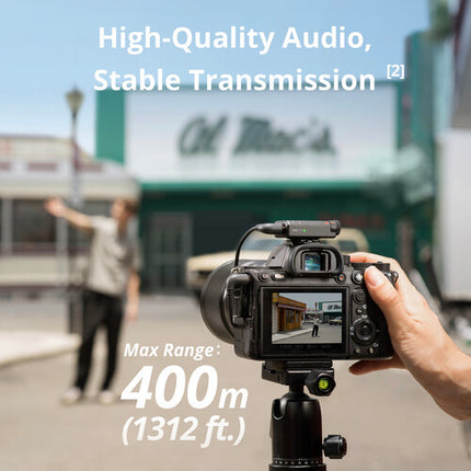 DJI Mic Mini Sistema de Micrófono Inalámbrico Compacto 2.4 GHz 1312' Alcance