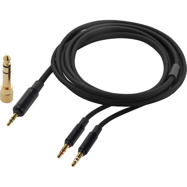 Beyerdynamic Cable Estéreo Doble 4'7" con Adaptador 3.5mm a 1/4" y Bloqueo
