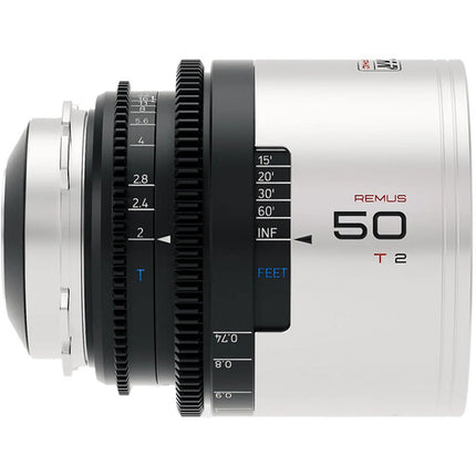 BLAZAR LENS Remus 50mm T2.0 Lente Anamórfica Full-Frame 1.5x Silver Flare