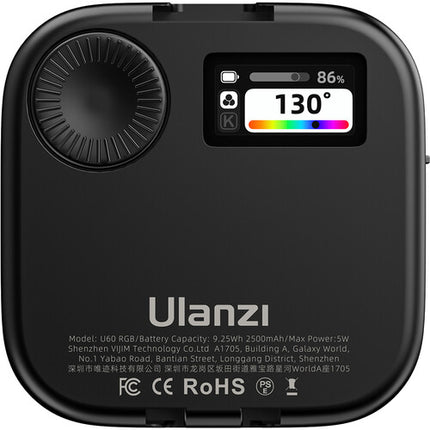 Ulanzi U60 Luz de Video RGB 2500-9000K CCT Tamaño Bolsillo