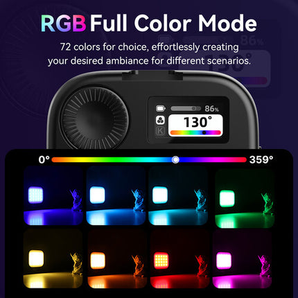 Ulanzi U60 Luz de Video RGB 2500-9000K CCT Tamaño Bolsillo