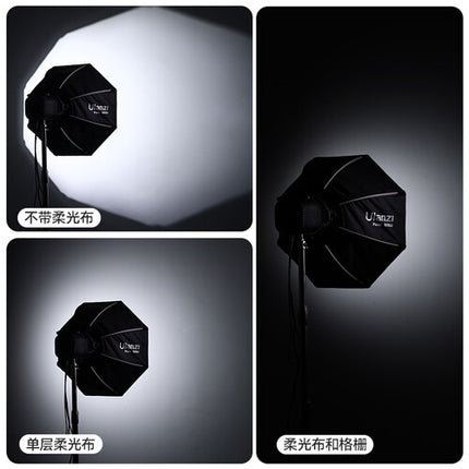 Ulanzi Softbox Octagonal 11.8" Montura Mini Bowens Ligero Portátil con Rejilla y Bolsa