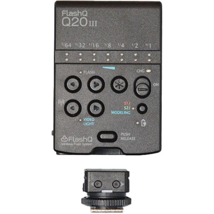 LightPix Labs FlashQ Q20III Flash Manual Control 1 64 a 1 1 con Geles de Color
