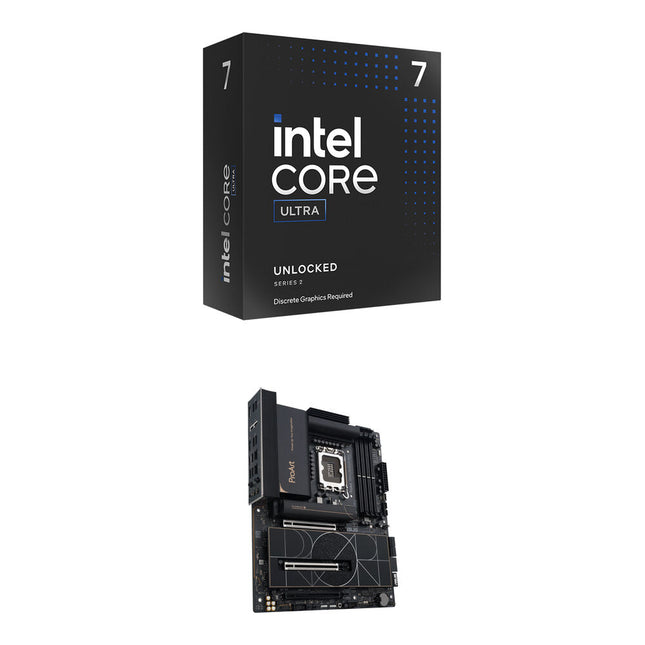 Intel Core Ultra 7 265KF Procesador 20 Núcleos 3.9 GHz Kit Placa Madre ASUS ProArt Z890-Creator WiFi ATX