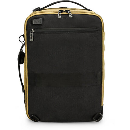 Swissdigital BERG Hybrid Maletín con compartimento para portátil 16 y puerto USB de carga Dark Khaki