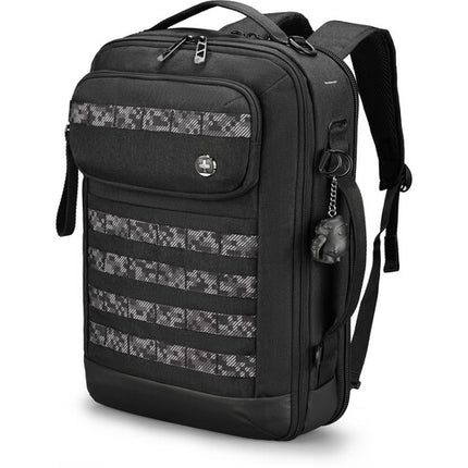 Swissdigital BERG Hybrid Maletín Negro Compartimento Laptop 16" Bolsillo RFID