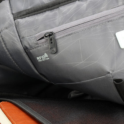 Swissdigital BERG Hybrid Maletín Negro Compartimento Laptop 16" Bolsillo RFID