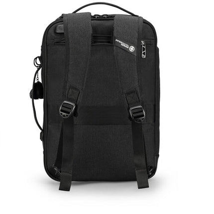 Swissdigital BERG Hybrid Maletín Negro Compartimento Laptop 16" Bolsillo RFID