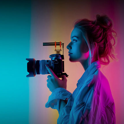 Movo Photo X1-Mini Micrófono Shotgun para Cámara con USB-C y 3.5mm Supercardioide 24-Bit