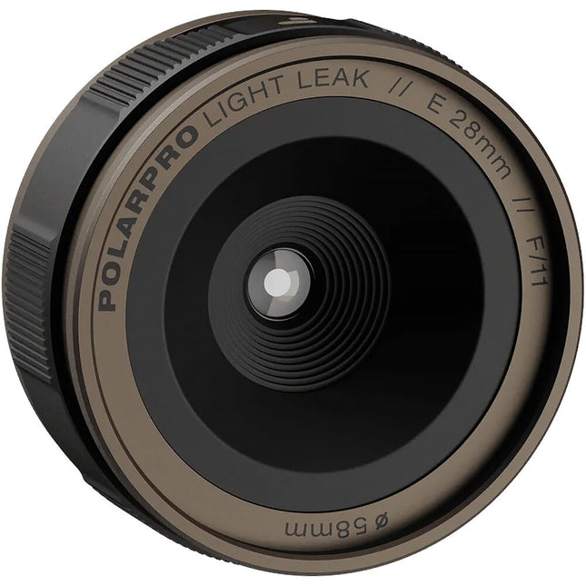 PolarPro LightLeak 28mm f11 Lente Gran Angular Montura L con Anillo Ajustable