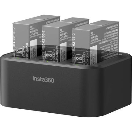 Insta360 Fast-Charge Hub cargador rápido para Ace Ace Pro Ace Pro 2 3 baterías 46 min carga
