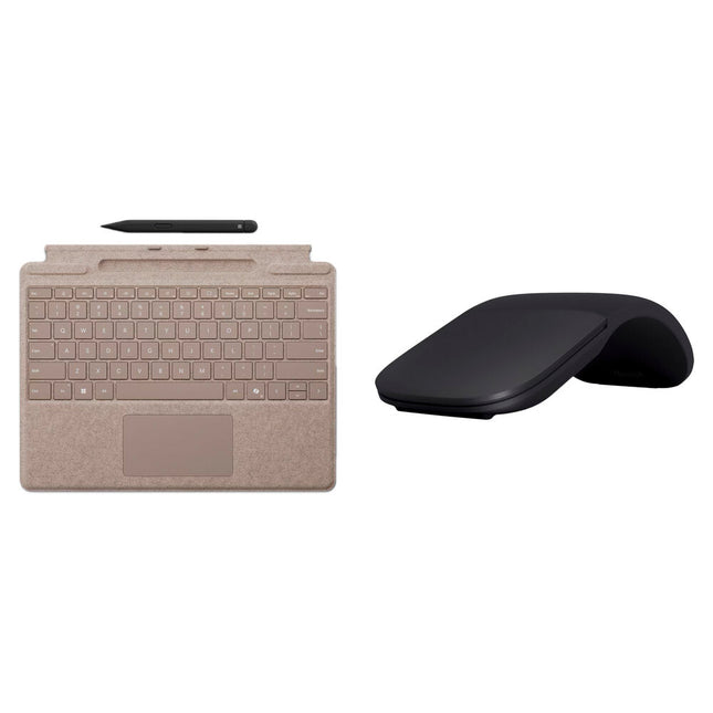 Microsoft Surface Pro Teclado Cover Kit con Slim Pen 2 y Ratón Arc inalámbrico Negro