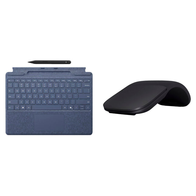 Microsoft Surface Pro Cover Teclado con Slim Pen 2 4096 Niveles y Mouse Inalámbrico Arc