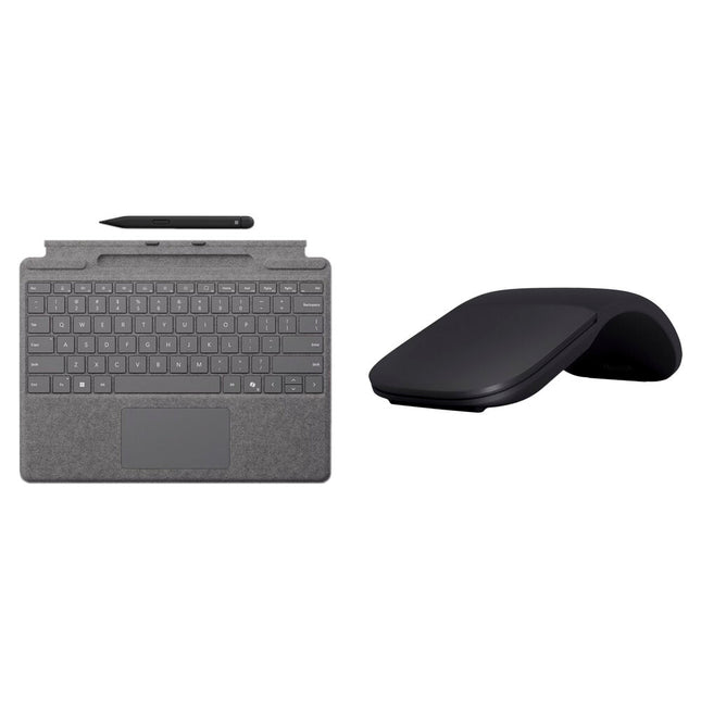 Microsoft Surface Pro Funda Teclado con Slim Pen 2 y Ratón Arc Bluetooth Negro