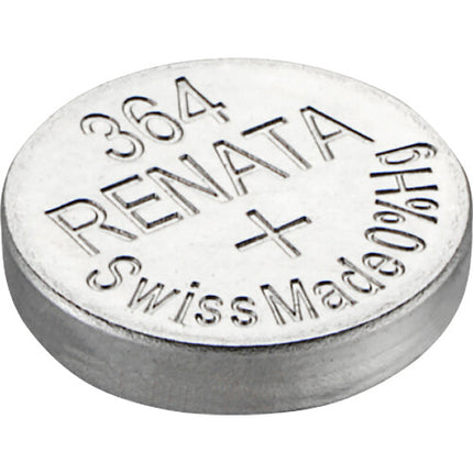 Renata 364 Batería de Óxido de Plata 1.5V para Electrónica Pequeña