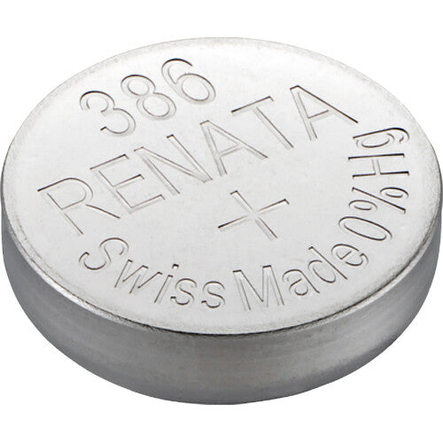 Renata 386 Batería de óxido de plata 1.5V para electrónica pequeña