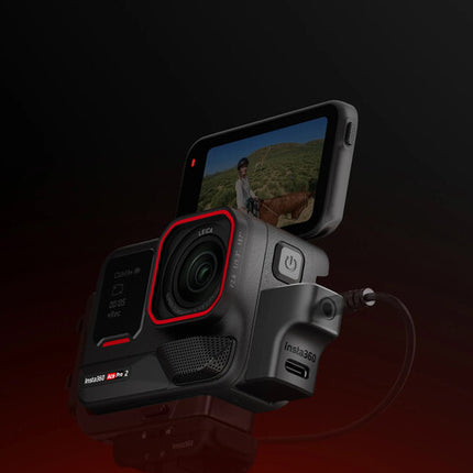 Insta360 Adaptador de Micrófono para Ace Ace Pro y Ace Pro 2 con Entrada Audio 3.5mm y Carga USB-C