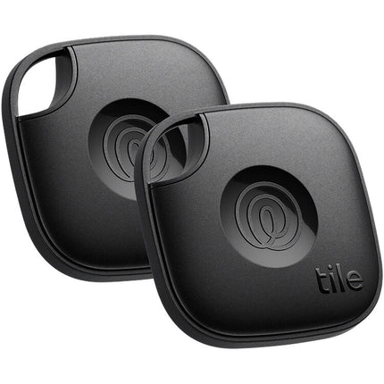 Tile Mate Bluetooth localizador 350 pies 3 años batería 2 unidades negras