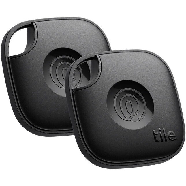 Tile Mate Bluetooth localizador 350 pies 3 años batería 2 unidades negras
