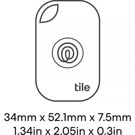 Tile Mate Pro Localizador Bluetooth 2-Pack Negro Blanco Alcance 500 pies