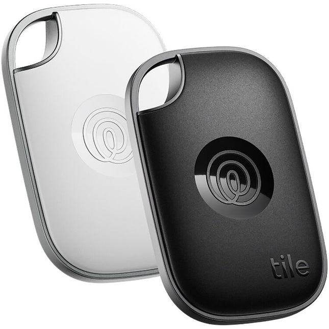 Tile Mate Pro Localizador Bluetooth 2-Pack Negro Blanco Alcance 500 pies