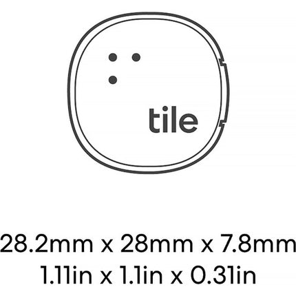 Tile Sticker Bluetooth Tracker 2024 Localizador Adhesivo 250ft Alcance 3 Años Batería