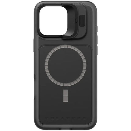 PolarPro LiteChaser BaseCase para iPhone 16 Pro Max con Protector Flip-Down y Grip Removible